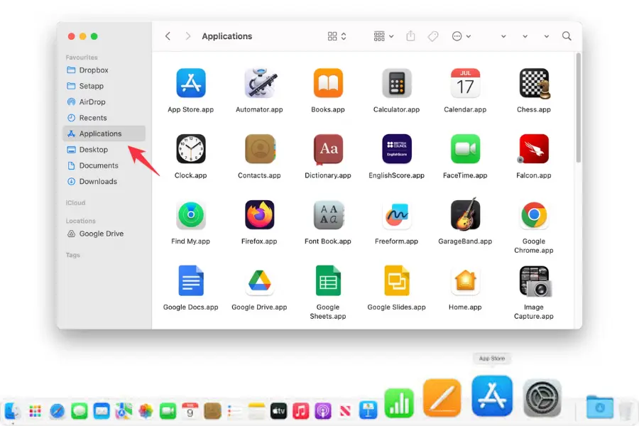 Download apps on MacBook